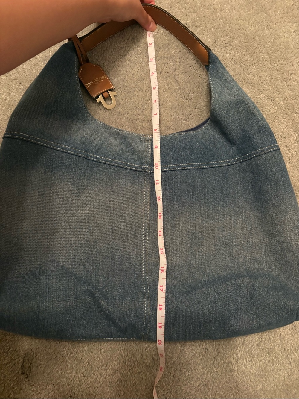 True Religion denim hobo jean pocket purse - Picture 8 of 8